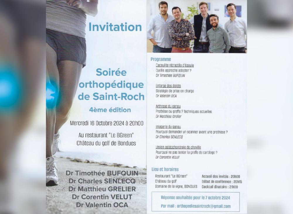 4ème soirée orthopédique